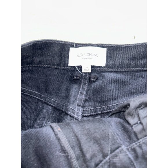 Madewell X Alexa Chung $168 High-Rise Straight Jean Outridge Wash Size 28 NT111 - Picture 10 of 15